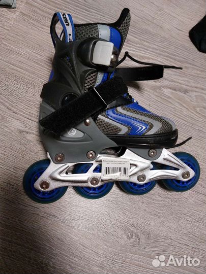 Роликовые коньки + защита