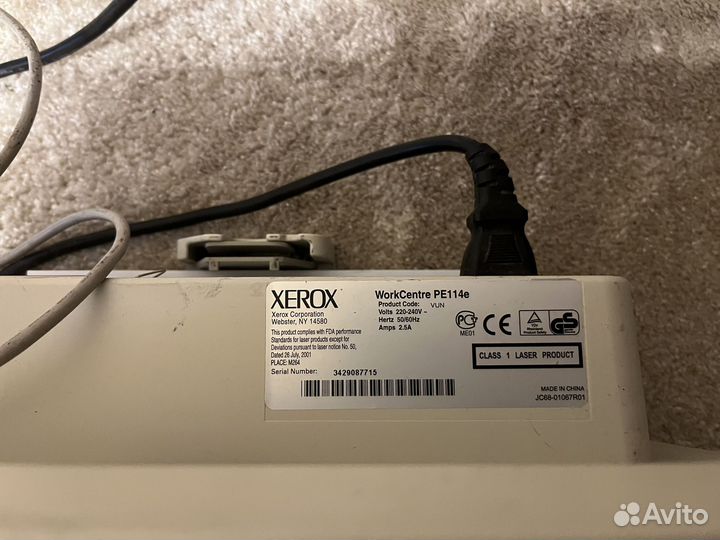 Мфу лазерный xerox workcentre pe114e