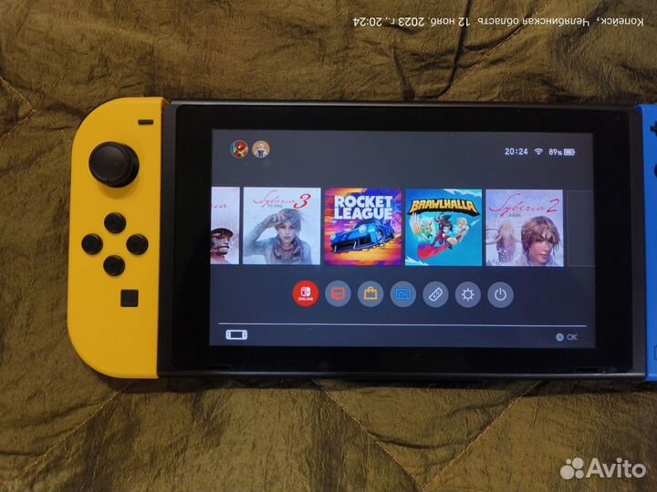 Портативная игровая приставка nintendo switch