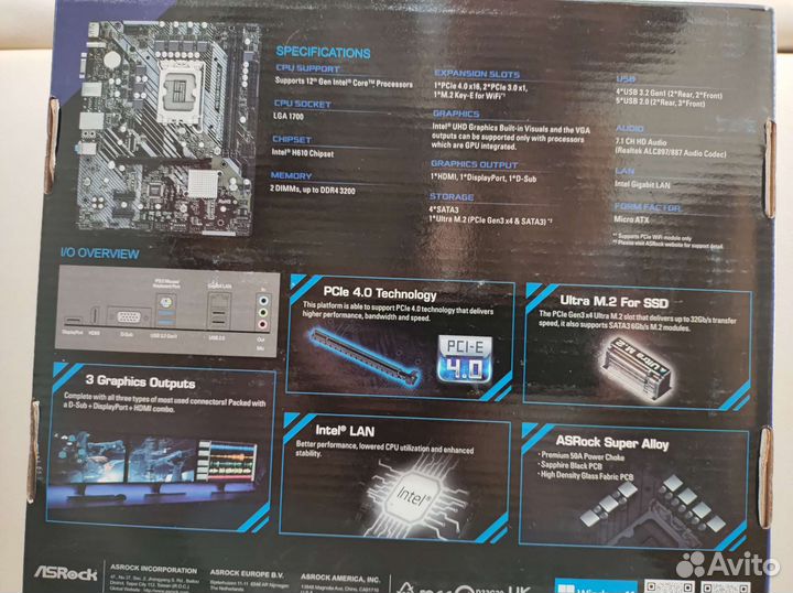 Мат платы H610m и B760m LGA 1700 новые