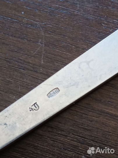 Вилка десертная СССР серебро