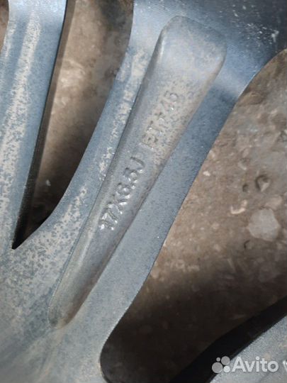 Geely emgrand X7 диск литой поврежден