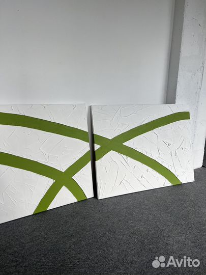 Картины текстурные с разным цветом