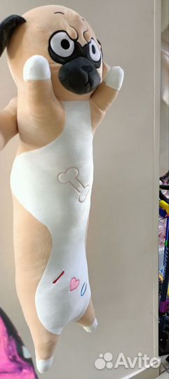 Игрушка собака сосиска 100 см