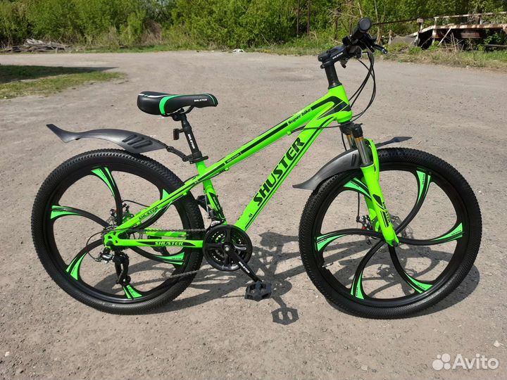 Велосипед новый на литых дисках 24 и 26 дюймов