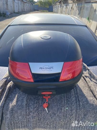 Кофр со спинкой для мототехники