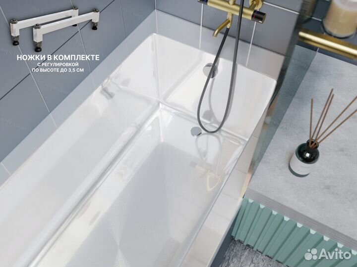 Ванна из литьевого мрамора София 150х70