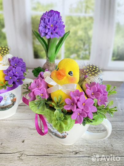 Мыло ручной работы букет в керамической кружке