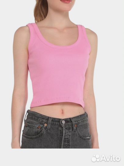 Кро топ женский розовый