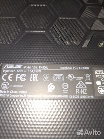 Игровой ноутбук asus tuf gaming f15