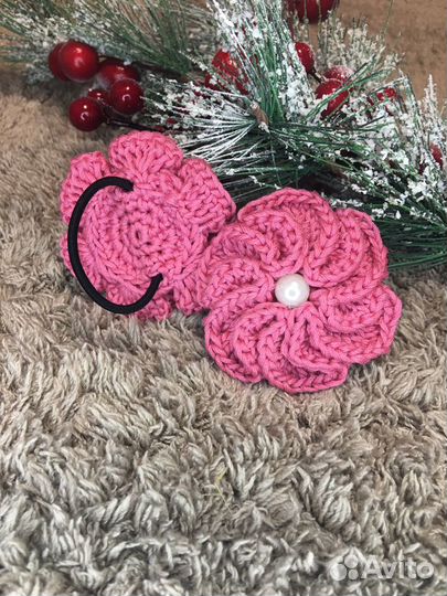 Резиночки для волос ручной работы