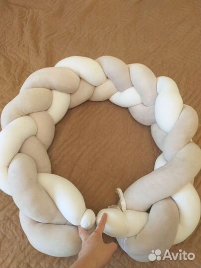 Бортики коса+подушки игрушки+подушка позиционер