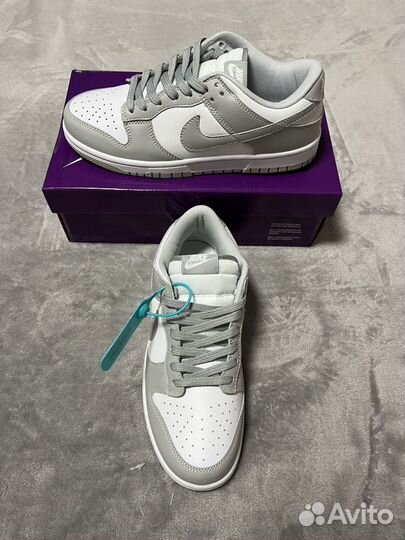 Кроссовки Nike Dunk low Grey Fog