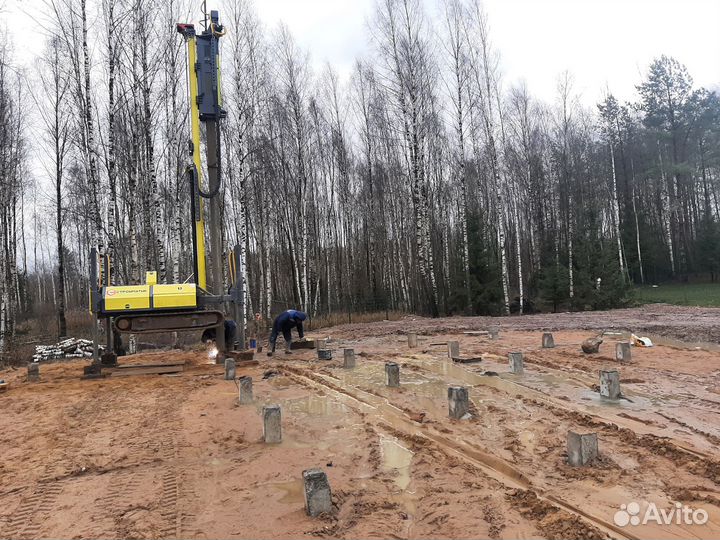 Сваи жб под фундамент