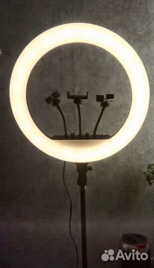 Кольцевая лампа со штативом