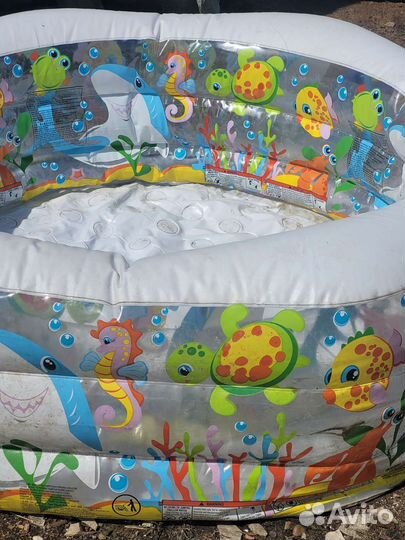 Детский надувной бассейн бу