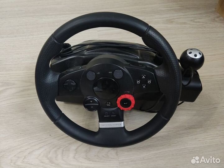 Игровой руль logitech driving force gt
