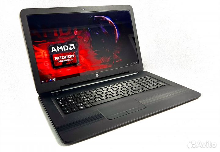 Мощны HP/4 ядра/17FullHD/SSD+1Tb/Две видеокарты