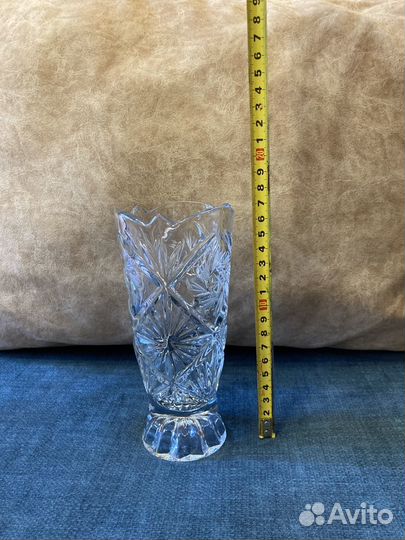 Ваза хрустальная