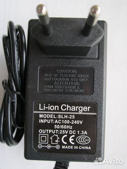 Блоки питания на шуруповёрты12,6/16.8v/21v/25v