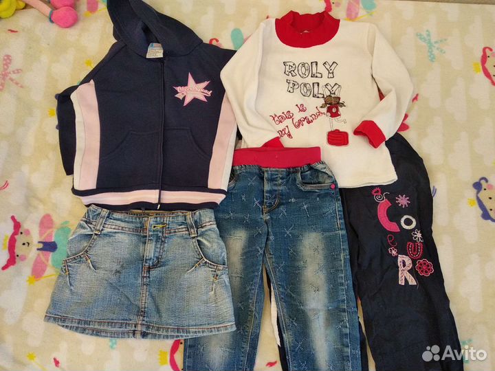 Девочке вещи пакетом 116 122