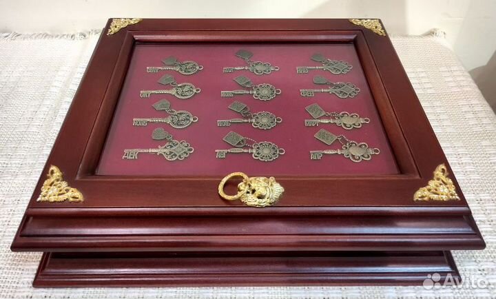 Ключница деревянная настенная «Ключики»