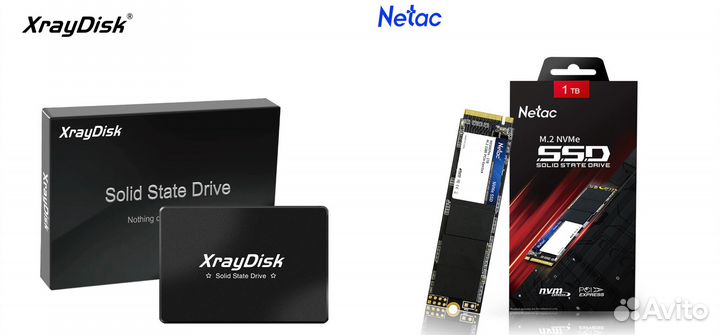 SSD диски 128/256Gb sata3/M.2-nvme -Гарантия