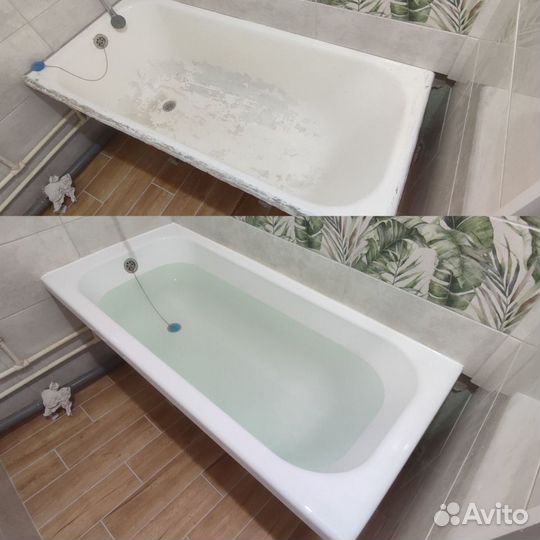 Акриловый вкладыш в ванну / Реставрация ванн