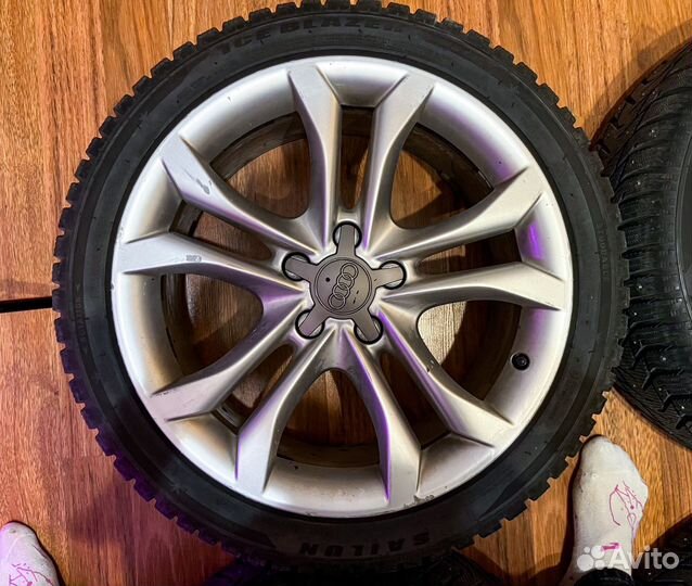 Диски R18 Audi S-Line WSP с зимней резиной Sailun