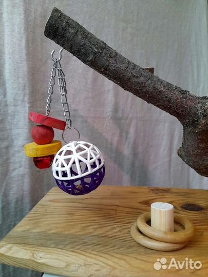 Игровая площадка для попугаев