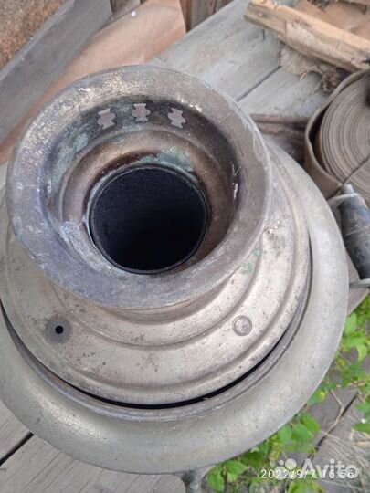 Самовар тпз латунь на дровах