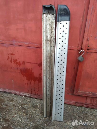 Пороги от hyundai santa fe classic 2011