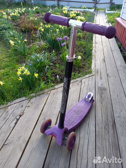 Самокат детский трехколесный бу