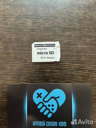 Переходник для PS Vita адаптер microSD Playstation