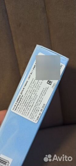 Dolce gabbana light blue 25 ml оригинал