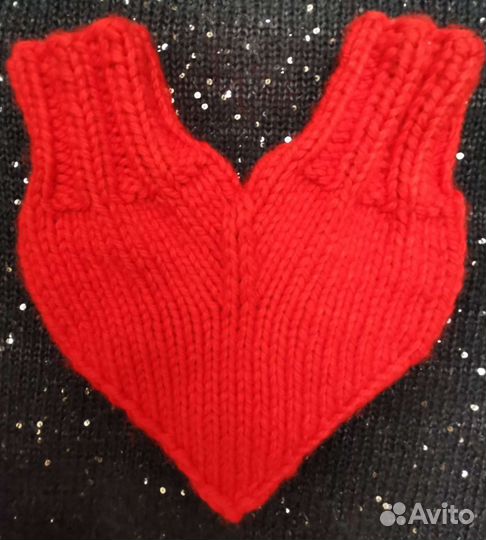Варежка для двоих. Сердце