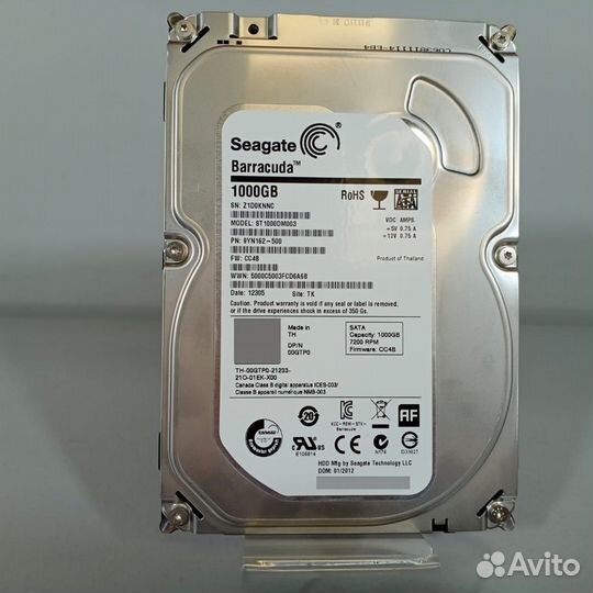 Жесткий диск Seagate 1Tb ST1000DM003