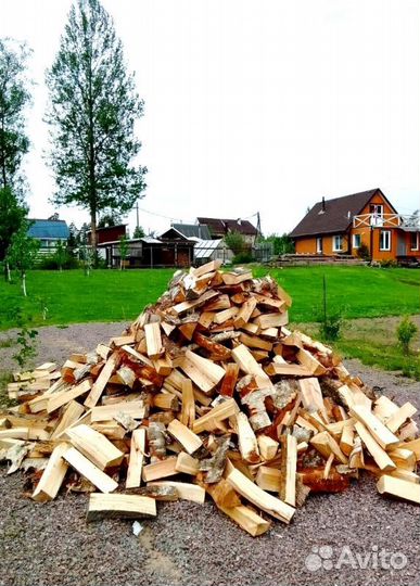 Дрова колотые Береза