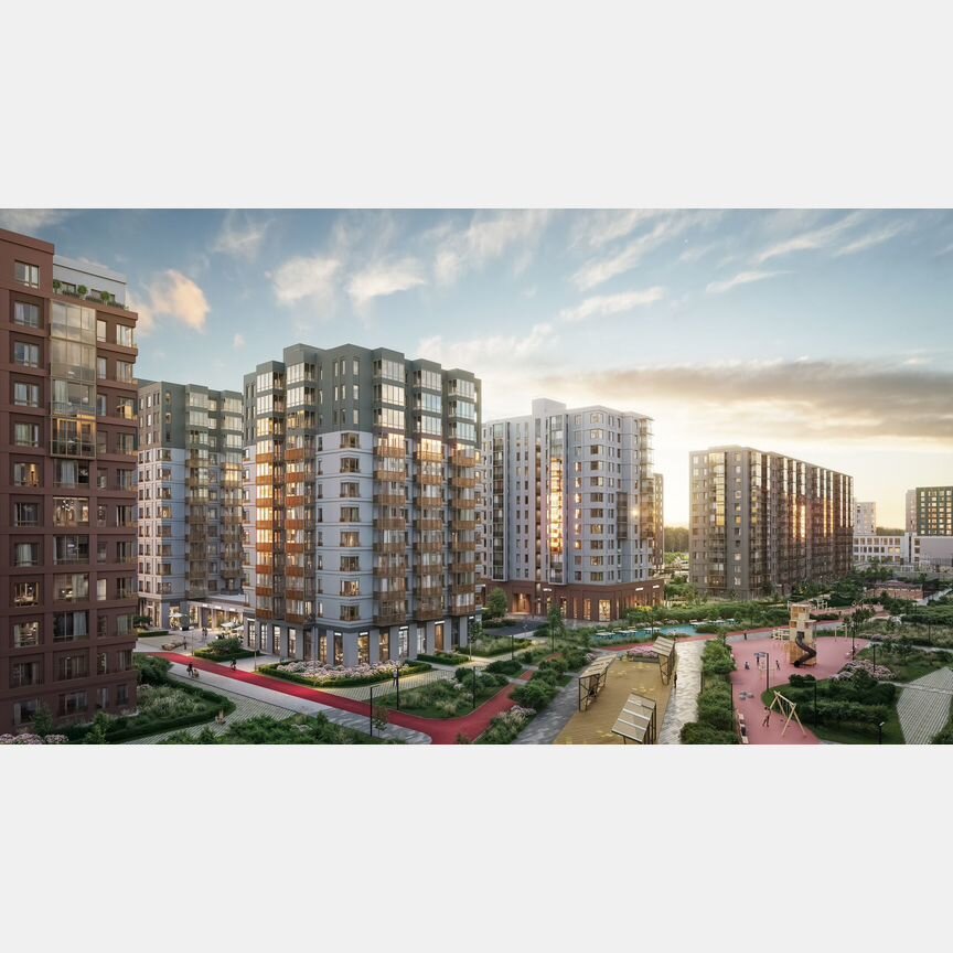 2-к. квартира, 65,8 м², 5/12 эт.