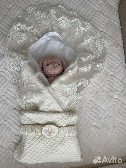 Одеяло-конверт на выписку зимний