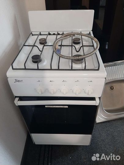 Газовая плита бу мойка нержавейка