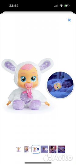 Пупс Cry Babies 93140 Sleep Beautiful Coney