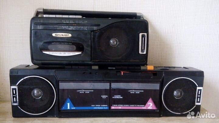 Кассетный магнитофон - 2штуки