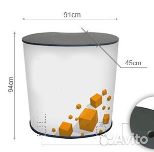 Выставочная тумба разборная трибуна стенд в чехле