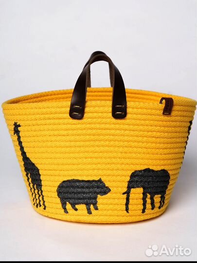 Интерьерная корзина для хранения, ручная работа