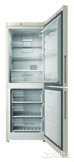 Холодильник Indesit ITR 4180 E 2-хкамерн. бежевый