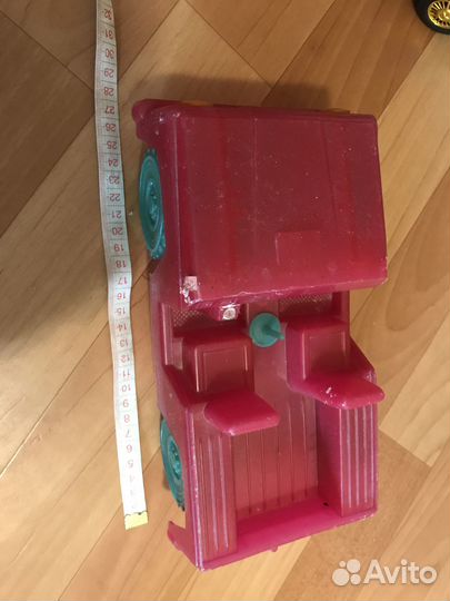 8 детских машинок и катер оптом