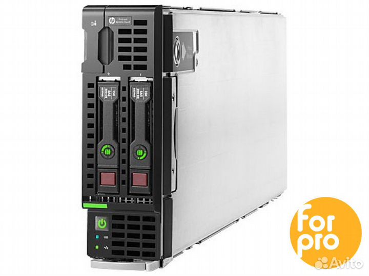 Лезвие HP BL460c Gen9 2xE5-2680v3 80GB, P244br