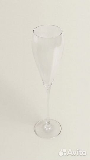 Zara home бокалы из кристаллина для шампанского