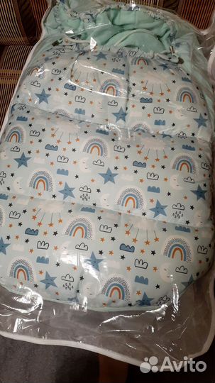 Зимний конверт в коляску